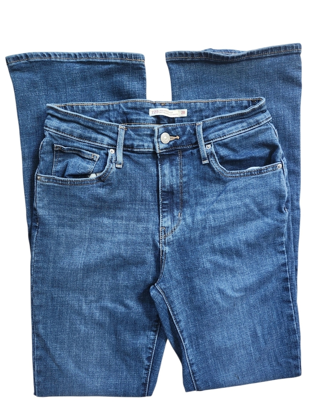 Levi's 725 High Rise Bootcut Jeans - Picture 2 of 6